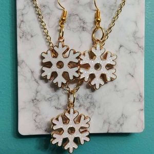 Earring necklace set